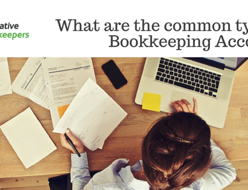 What Are The Common Types Of Bookkeeping Accounts?